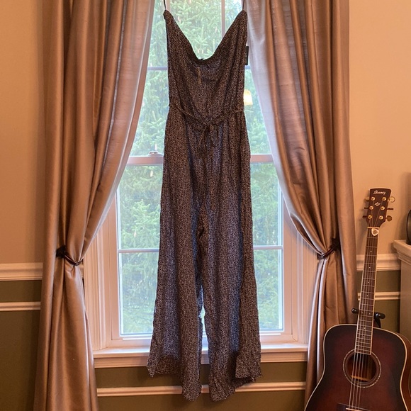 Express Pants & Jumpsuits Nwt Express Navy And White Strapless